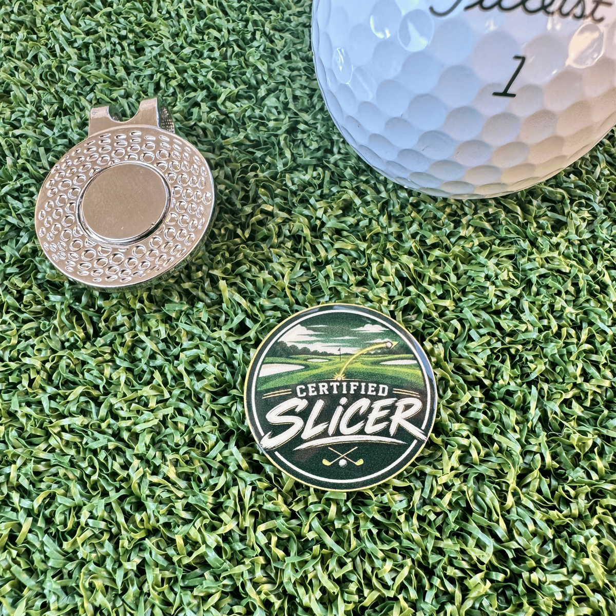 Certified Slicer Magnetic Ball Marker + Hat Clip