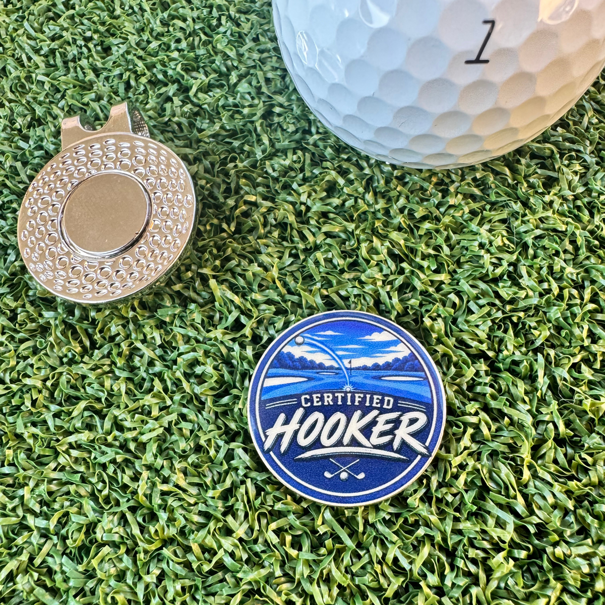 Certified Hooker Magnetic Ball Marker + Hat Clip